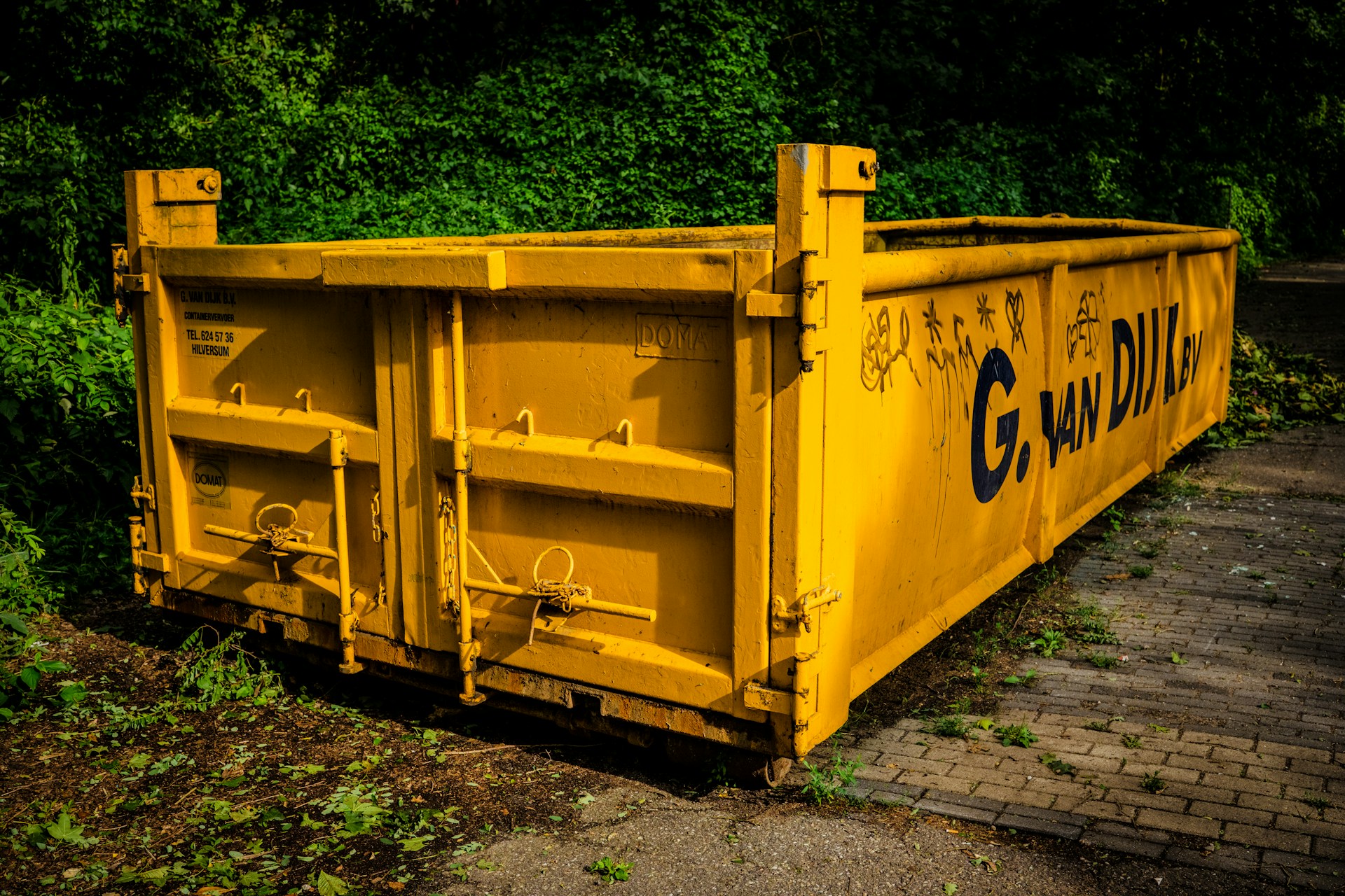 container bij verbouwen